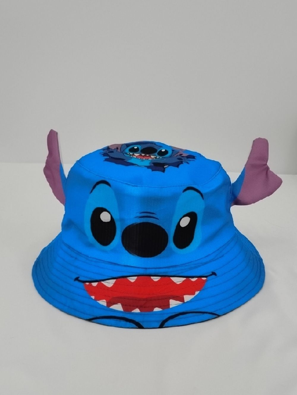 Blue Stitch Character Bucket Hat